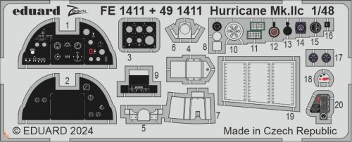 Eduard Accessories 1:48 Hurricane Mk.IIc 1/48