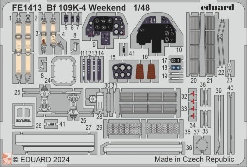 Eduard Accessories 1:48 Bf 109K-4 Weekend 1/48