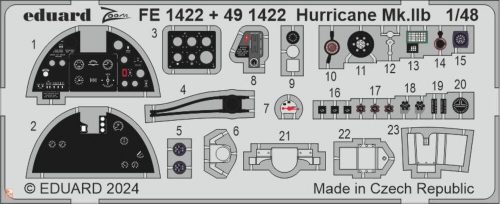 Eduard Accessories 1:48 Hurricane Mk.IIb 1/48 ARMA HOBBY