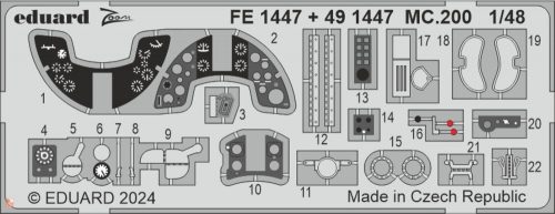 Eduard Accessories 1:48 MC.200  ITALERI