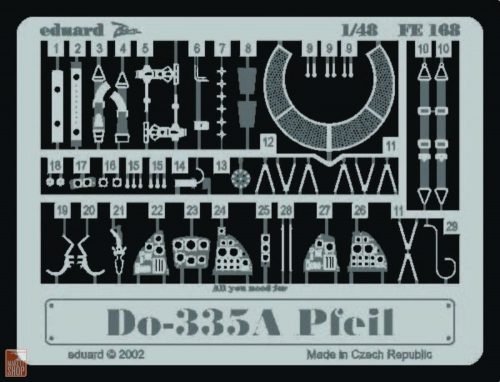 Eduard Accessories 1:48 Dornier Do 335A Pfeil