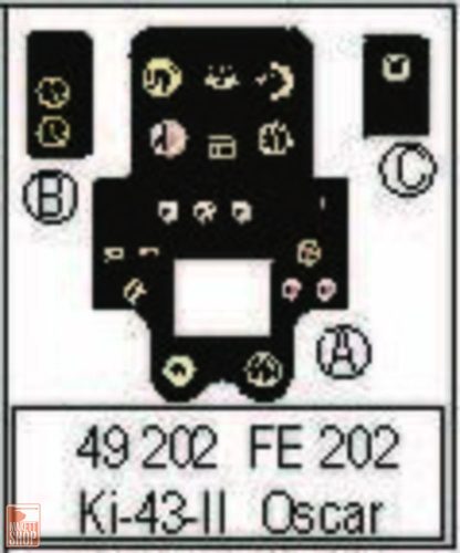 Eduard Accessories 1:48 Ki -43 II Oscar