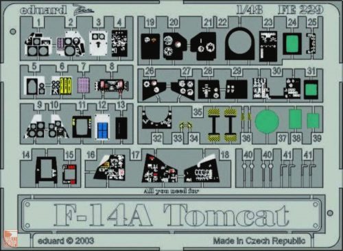 Eduard Accessories 1:48 F-14A Tomcat