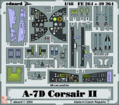 Eduard Accessories 1:48 A-7D Corsair II