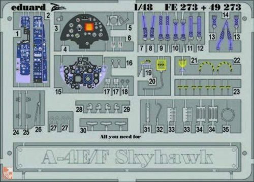 Eduard Accessories 1:48 A-4E/F Skyhawk