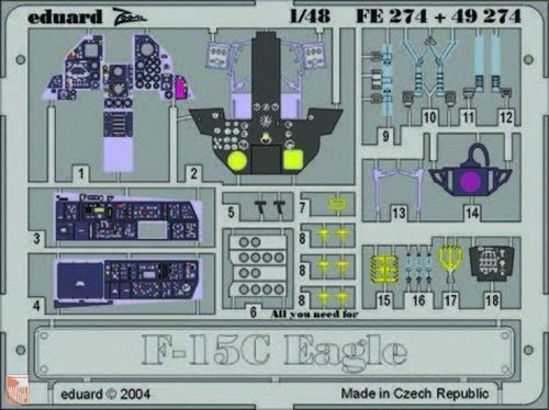 Eduard Accessories 1:48 F-15C Eagle