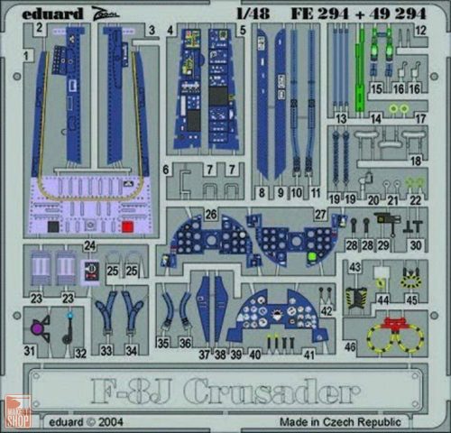 Eduard Accessories 1:48 F-8J Crusader