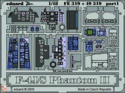 Eduard Accessories 1:48 F-4J/S Phantom II