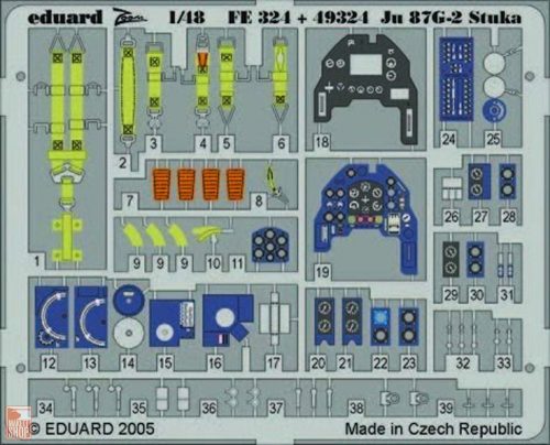 Eduard Accessories 1:48 Ju 87G-2 Stuka