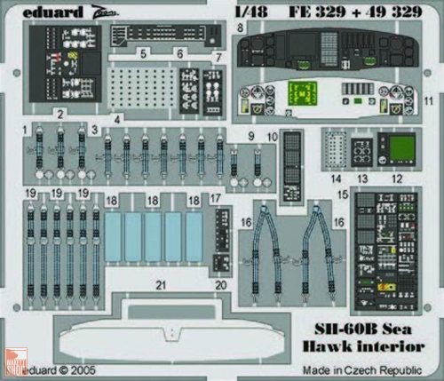 Eduard Accessories 1:48 SH-60B Sea Hawk interior