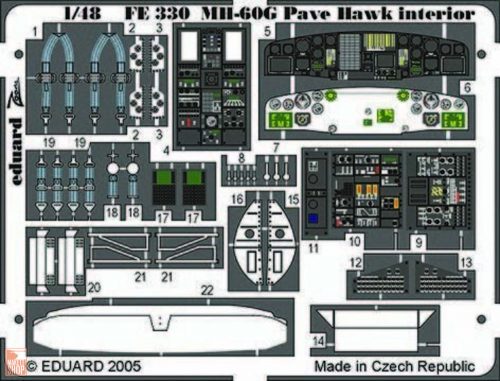 Eduard Accessories 1:48 MH-60G Pave Hawk interior