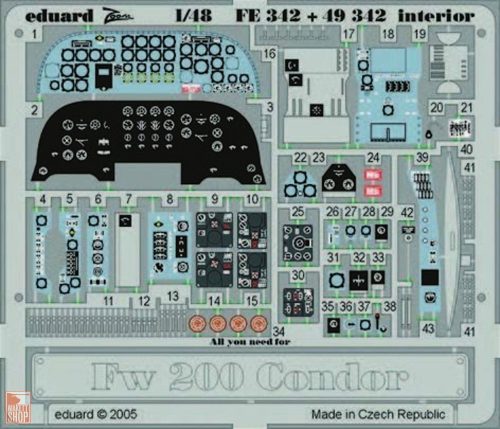 Eduard Accessories 1:48 Fw 200 Condor interior