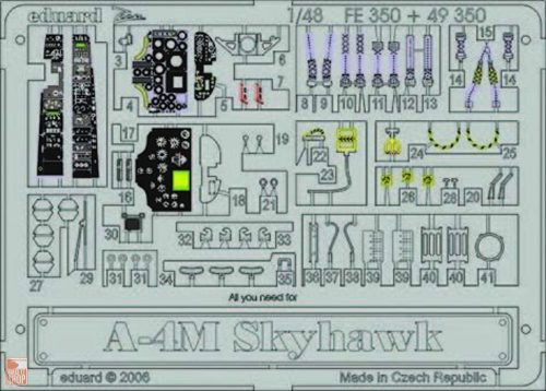 Eduard Accessories 1:48 A-4M Skyhawk für Hasegawa Bausatz