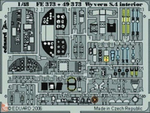 Eduard Accessories 1:48 Wyvern S.4 interior Für Trumpeter-Bausatz