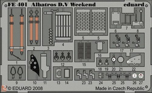 Eduard Accessories 1:48 Albatros D.V Weekend für Eduard Bausatz