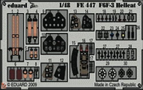 Eduard Accessories 1:48 F6F-3  WEEKEND für Eduard Bausatz