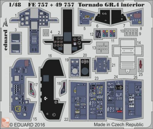 Eduard Accessories 1:48 Tornado GR.4 interior for Revell