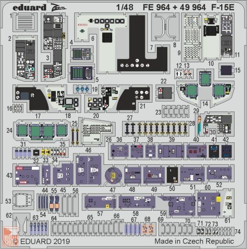 Eduard Accessories 1:48 F-15E for Great Wall Hobby