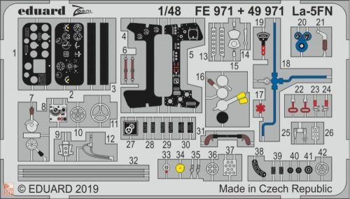 Eduard Accessories 1:48 La-5FN for Zvezda