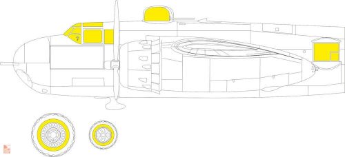 Eduard Accessories 1:32 B-25H for HKM