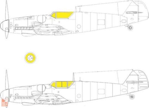 Eduard Accessories 1:35 Bf 109G-6 TFace