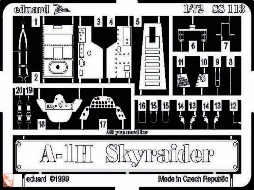 Eduard Accessories 1:72 A-1H Skyraider