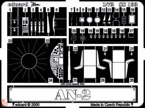 Eduard Accessories 1:72 Antonov An-2