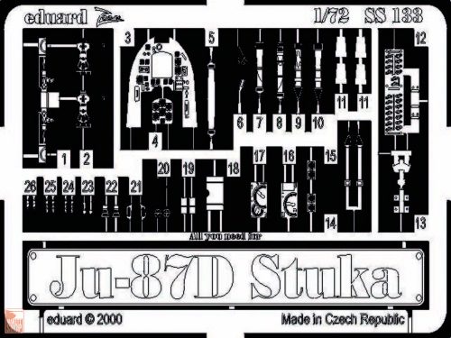 Eduard Accessories 1:72 Ju-87D Stuka