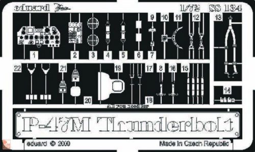 Eduard Accessories 1:72 P-47M Thunderbolt