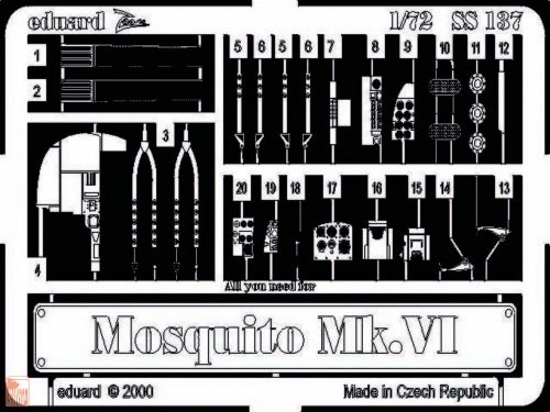 Eduard Accessories 1:72 DH.98 Mosquito Mk.VI