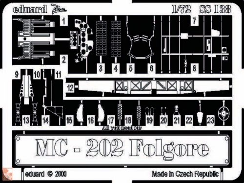 Eduard Accessories 1:72 MC-202 Folgore