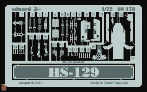 Eduard Accessories 1:72 Henschel Hs-129