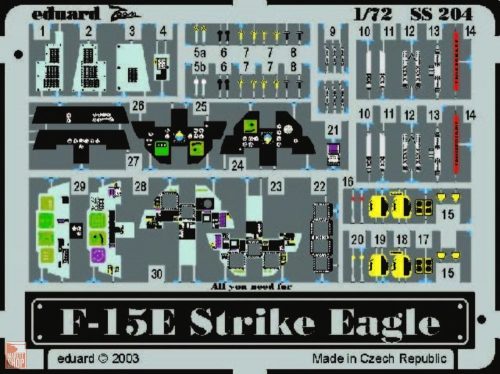 Eduard Accessories 1:72 F-15E Strike Eagle