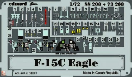 Eduard Accessories 1:72 F-15C Eagle