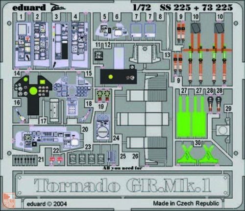 Eduard Accessories 1:72 Tornado Gr.Mk.1