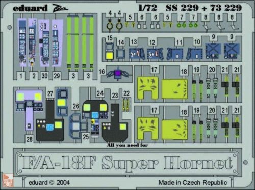 Eduard Accessories 1:72 F-18F Super Hornet