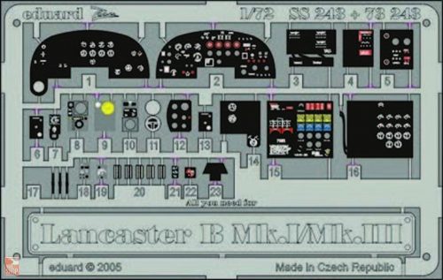 Eduard Accessories 1:72 Lancaster B Mk.I/Mk.III SS243