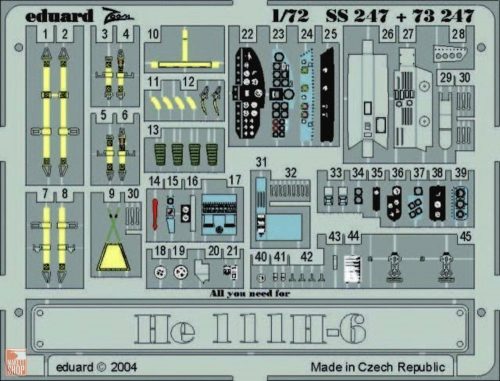 Eduard Accessories 1:72 Heinkel He 111 H-6