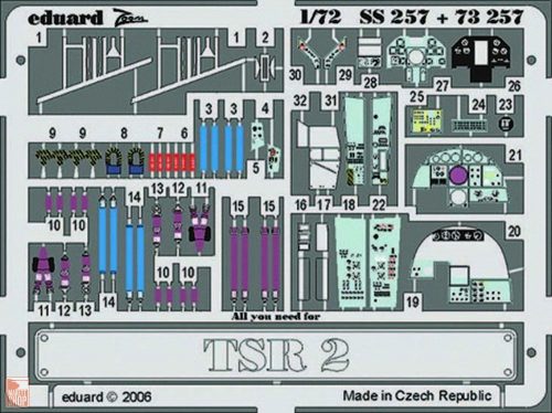 Eduard Accessories 1:72 TSR 2 Für Airfix Bausatz