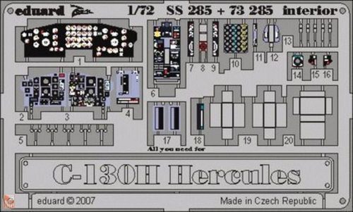 Eduard Accessories 1:72 C-130H Hercules  interior