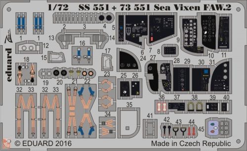 Eduard Accessories 1:72 Sea Vixen FAW.2 for Cyber Hobby