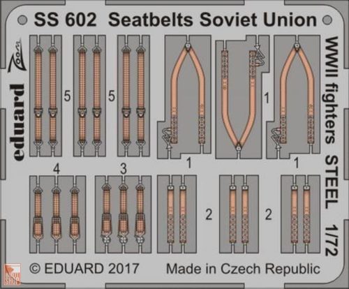 Eduard Accessories 1:72 Seatbelts Soviet Union WW2 fighters STEE