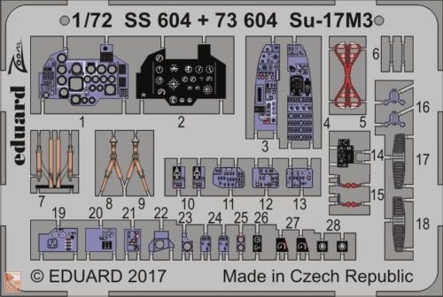 Eduard Accessories 1:72 Su-17M3 for Modelsvit