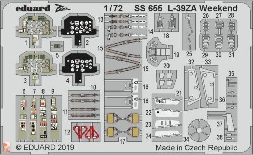 Eduard Accessories 1:72 L-39ZA Weekend for Eduard