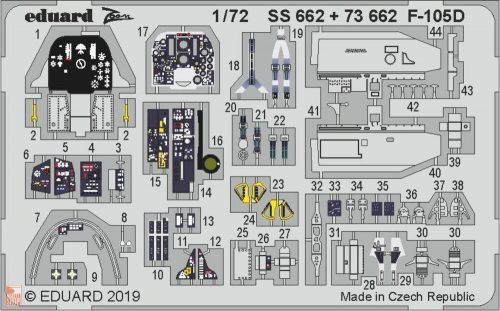 Eduard Accessories 1:72 F-105D for Trumpeter