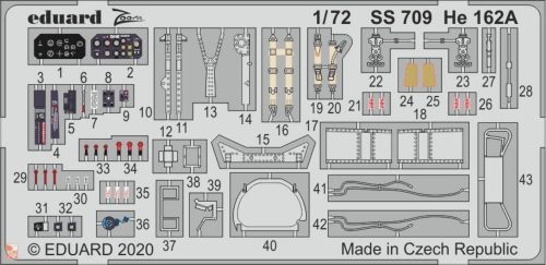 Eduard Accessories 1:72 He 162A for Special Hobby