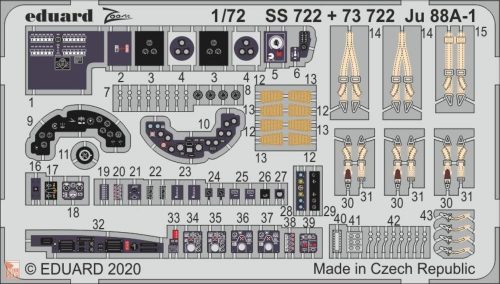 Eduard Accessories 1:72 Ju 88A-1 for Revell