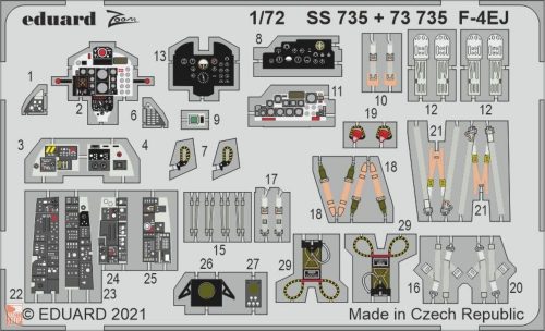 Eduard Accessories 1:72 F-4EJ 1/72 FINE MOLDS