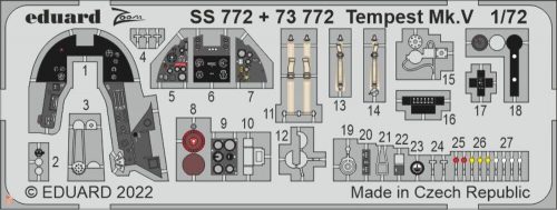 Eduard Accessories 1:72 Tempest Mk.V 1/72