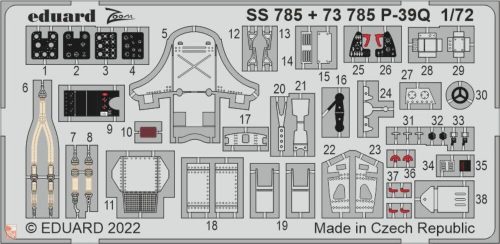 Eduard Accessories 1:72 P-39Q for ARMA HOBBY